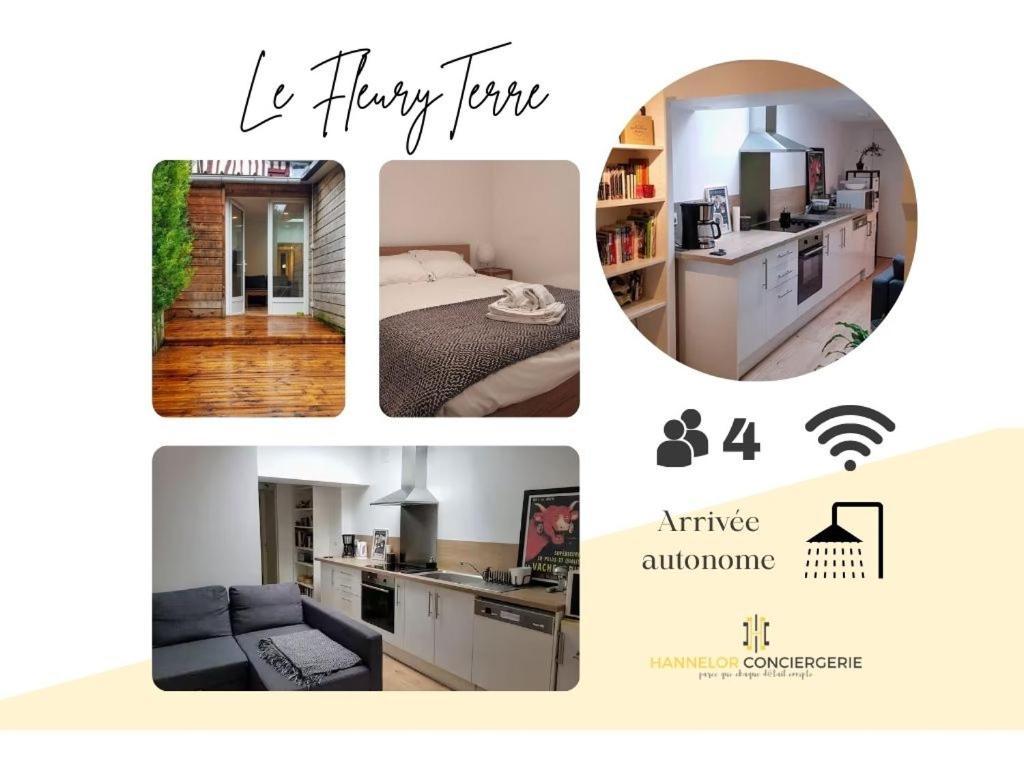 Apartmán Fleuryterre - Grand 2 Pieces Avec Terrasse Deville-les-Rouen Exteriér fotografie